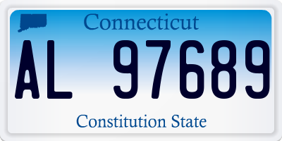 CT license plate AL97689