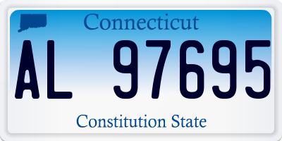 CT license plate AL97695