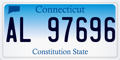 CT license plate AL97696