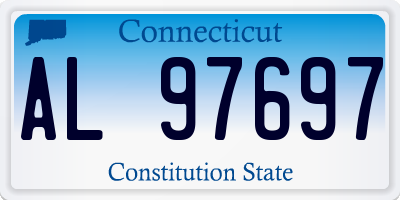 CT license plate AL97697