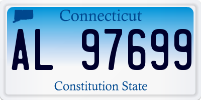 CT license plate AL97699