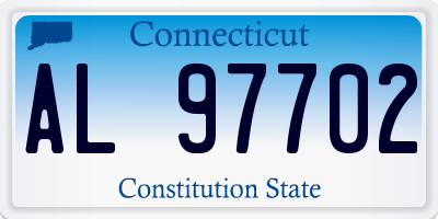 CT license plate AL97702