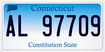 CT license plate AL97709