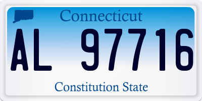 CT license plate AL97716