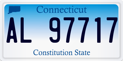 CT license plate AL97717