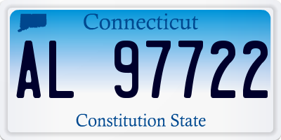 CT license plate AL97722