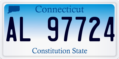 CT license plate AL97724