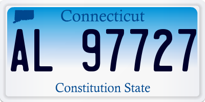 CT license plate AL97727