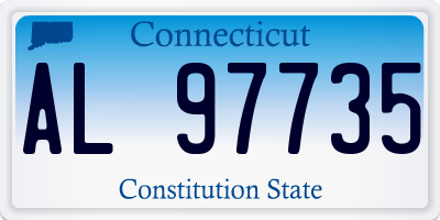 CT license plate AL97735