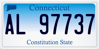 CT license plate AL97737