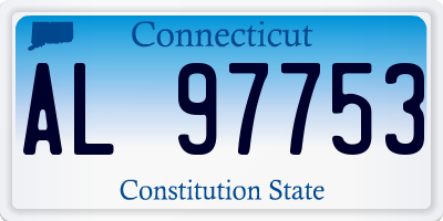 CT license plate AL97753