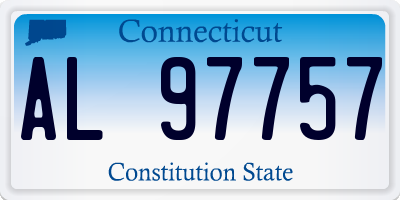 CT license plate AL97757