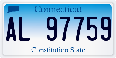 CT license plate AL97759