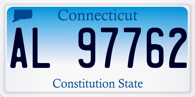 CT license plate AL97762