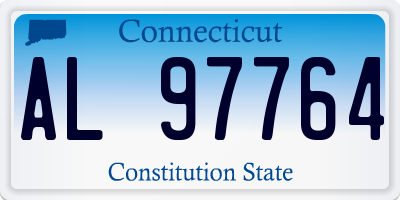 CT license plate AL97764