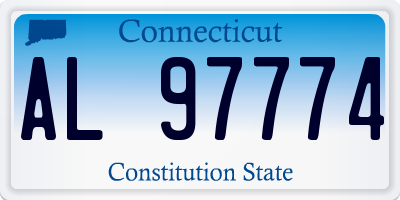 CT license plate AL97774