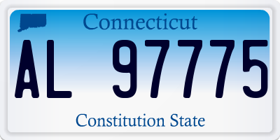 CT license plate AL97775