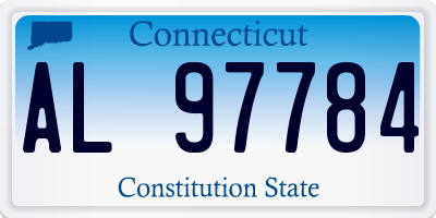 CT license plate AL97784