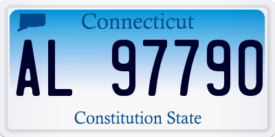CT license plate AL97790