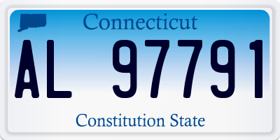 CT license plate AL97791
