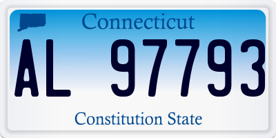 CT license plate AL97793