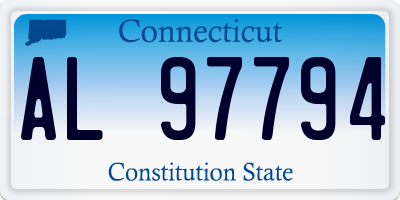 CT license plate AL97794