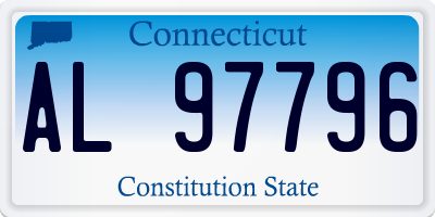 CT license plate AL97796