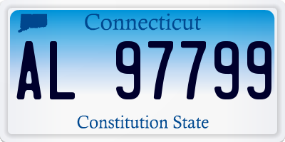 CT license plate AL97799