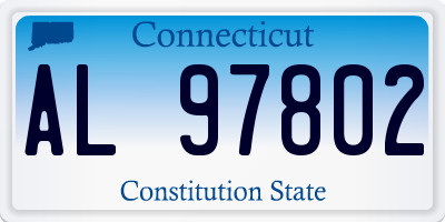 CT license plate AL97802