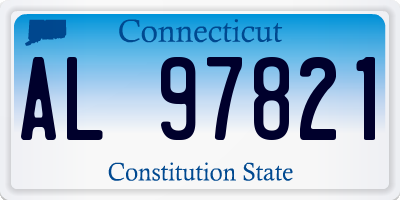 CT license plate AL97821