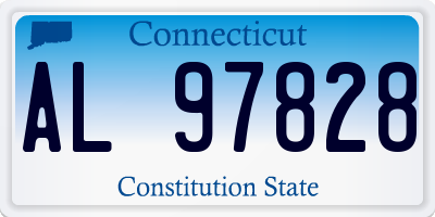 CT license plate AL97828