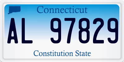 CT license plate AL97829