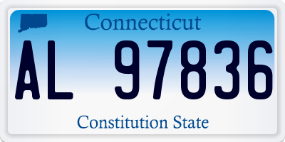 CT license plate AL97836