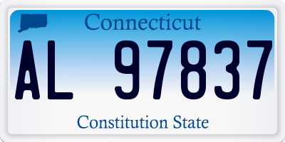 CT license plate AL97837