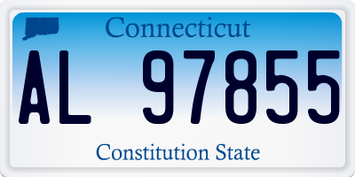 CT license plate AL97855