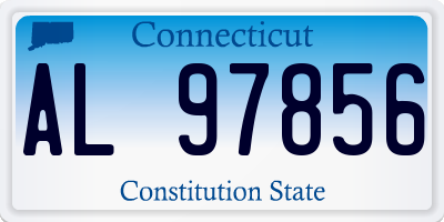 CT license plate AL97856