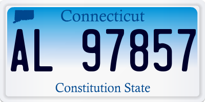 CT license plate AL97857