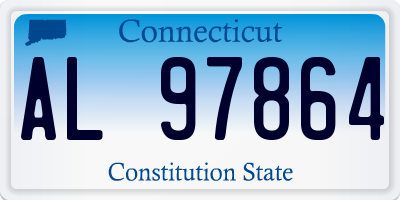 CT license plate AL97864