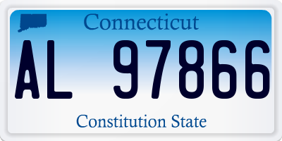 CT license plate AL97866