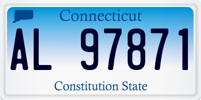 CT license plate AL97871