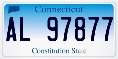 CT license plate AL97877