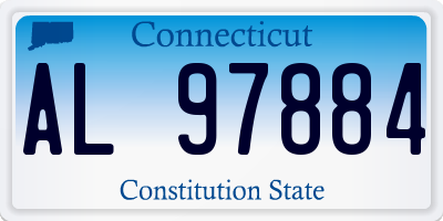 CT license plate AL97884