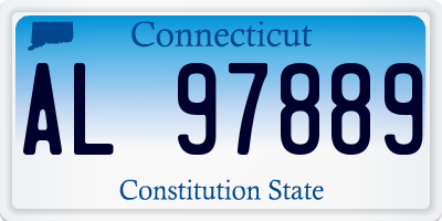 CT license plate AL97889