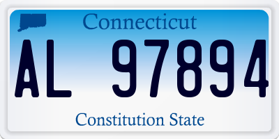 CT license plate AL97894