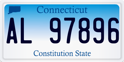 CT license plate AL97896