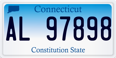 CT license plate AL97898