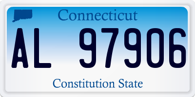 CT license plate AL97906