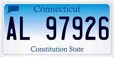 CT license plate AL97926