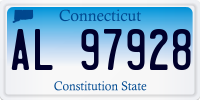 CT license plate AL97928