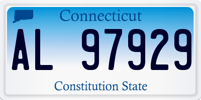 CT license plate AL97929